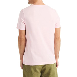 Casual <b>Tee</b> <b>Baby</b> Pink Plain Crew Neck Short Sleeve Premium Cotton Wholesale Slim Fit Summer - Product Image 2