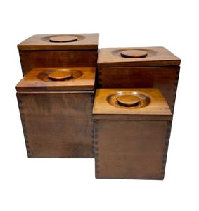 New Designing Wooden <b>Storage</b> Canister Jar for Food Species Dry Fruits <b>Storage</b> <b>Container</b> Jar <b>Kitchen</b> Decorative Hotel Restaurant - Product Image 1
