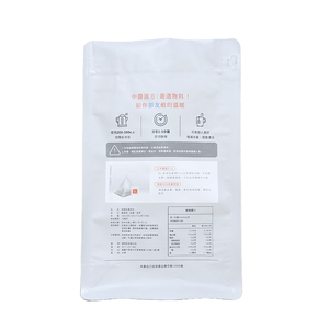 Fabricación personalizada a prueba de humedad Material laminado envasado de alimentos fondo cuadrado bolsas de embalaje de té para la venta al por mayor - Product Image 3