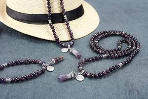 Rosario de cristal negro para regalo de Ramadán, 100 cuentas para rezar, para Zikr, regalo de Hajj, cuentas islámicas musulmanas. - Product Image 3