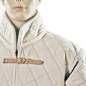 Gambeson matelassé en toile médiévale personnalisé pour homme, veste matelassée robuste, costume Aketon, tenue de gros - Product Image 4