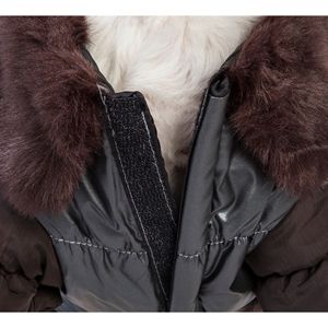 Ultra Fur Track <b>Collared</b> Metallic <b>Pet</b> Jacket Premium <b>Pet</b> Clothes - Product Image 4