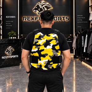 Gilet de sport personnalisé en gros OEM, fabricant pakistanais, protection de poitrine camouflage pour l'entraînement, équipement d'entraînement d'équipe - Product Image 1