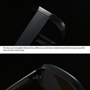 LMA 86113 Gafas de Sol Retro de Marco Cuadrado Pequeño, Modernas y Clásicas para Hombre, con Logotipo Personalizado, Lentes Intercambiables 2024, Protección UV400 para Mujer, Alta Calidad - Product Image 5