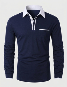 T-shirt de sport respirant à col polo pour homme, coupe classique, broderie personnalisée, idéal pour la gym, le fitness et le golf, grandes tailles disponibles - Product Image 6