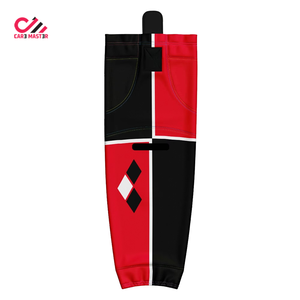 Chaussettes de hockey sur glace pour équipe professionnelle, chaussettes personnalisées - écologiques, respirantes, sans couture, en polyester, séchage rapide, personnalisables - Product Image 2
