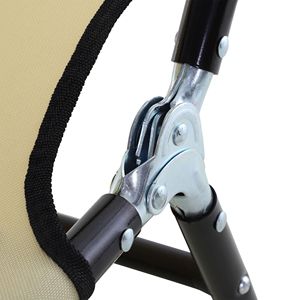 Sdraio Pieghevole a 5 Livelli Reclinabili per Esterni, in Robusto Tessuto Oxford, Ideale per Campeggio, Prendisole, Spiaggia, Giardino e Patio - Product Image 4