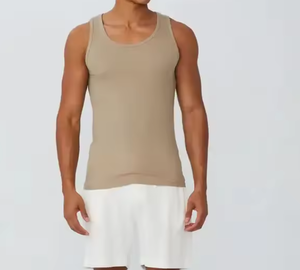 Débardeurs pour hommes, débardeur de sport en coton pour l'été, débardeur sans manches pour hommes, coupe ajustée, style décontracté, respirant, nouveau - Product Image 1