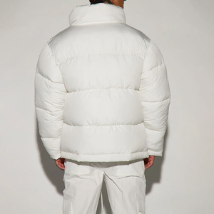 Blouson matelassé unisexe de haute qualité, style décontracté, brillant, col montant, à capuche, vente en gros, blousons gonflés personnalisés, toutes tailles - Product Image 3