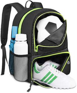 Sac à dos de sport en maille avec compartiment à chaussures pour l'entraînement au football et à la gym - Product Image 6