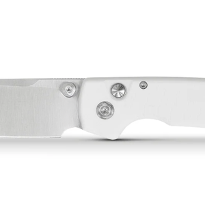Couteaux pliants avec lame satinée à pointe tombante, manche blanc, clip de poche pour le transport quotidien, le camping, les activités de plein air et la découpe (ED) - Product Image 3