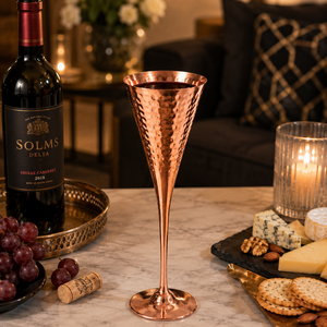 Verre à vin en cuivre fait main, gobelet martelé, verrerie vintage pour bar, vaisselle de fête de mariage, vente en gros, OEM, personnalisé, en vrac - Product Image 4