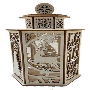Sophisticated sleek <b>black</b> rectangular metal <b>lantern</b> with clear glass view panels, available at wholesale prices. - Product Image 6