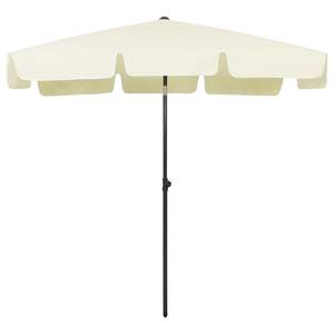 Parasol de plage jaune sable 78,7''x49,2'' - Product Image 2