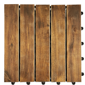 Baldosas de Madera Dura de Acacia de Vietnam, Cuadradas, Encajables, Antideslizantes, Impermeables, con Acabado Mate, para Exteriores - Product Image 4