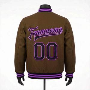 Blousons universitaires imperméables et écologiques à capuche brodés sur mesure, les plus vendus, dernier design, meilleure fabrication pour hommes - Product Image 2