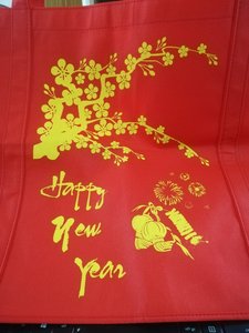 Bolsas de tela no tejida personalizadas al por mayor, reutilizables, laminadas con PP, para compras en supermercados, gran venta. - Product Image 2