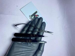 <b>Precision</b> One Spring Scissor Curved Stainless Steel Beauty <b>Tool</b> Sharp Tip Steel Handle for Cuticle Trimming Competitive Price - Product Image 3