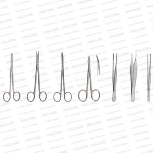 Ensemble de 50 instruments de base pour l'tonsillectomie et l'adenotomie avec écarteur buccal Davis-Boyle, curettes Beckmann et pinces à tonsils - Product Image 4