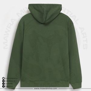 Sweat à capuche pour homme en molleton 100% coton, surdimensionné, lourd, avec broderie mécanique et impression numérique, teinture personnalisée de qualité supérieure - Product Image 2