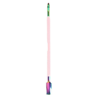 KAAMIR INSTRUMENTS Repousse-cuticules carré léger réutilisable en acier inoxydable double usage avec logo personnalisé OEM de qualité supérieure
