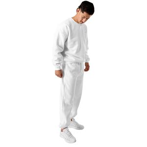 Men's <b>White</b> Oversized Sweatpants Relaxed Fit Premium Fleece <b>Jogger</b> Pants Casual Workout Gym Training Everyday Sportswear - Product Image 6