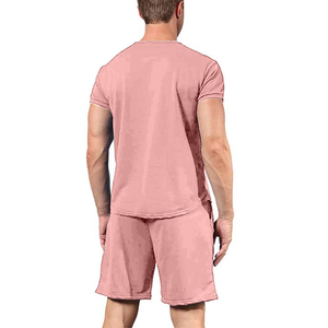 Ensemble de survêtement personnalisé pour homme – Tenue de sport décontractée unie avec logo personnalisé pour le jogging - Product Image 3