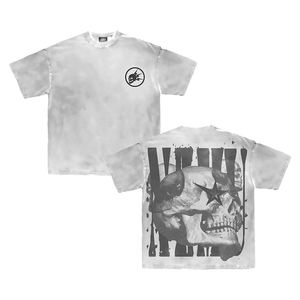 Camisetas de punto de manga corta casuales para hombre, 100% algodón, lisas o estampadas, con diseño de logotipo personalizable, servicio OEM, camiseta de verano - Product Image 2