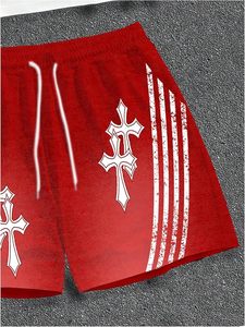 Men's Y2k <b>Gothic</b> Grunge Outfits Short Sleeve T <b>Shirt</b> and Shorts Summer Set Streetwear - Product Image 4