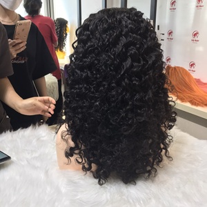 Pelucas de encaje HD con cierre de cabello humano crudo más populares, cabello rizado de encaje transparente, estilo favorito para todas las mujeres - Product Image 3