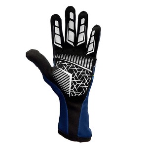 Guantes de Ciclismo de Dedo Completo, Nailon con Impresión por Sublimación, Antideslizantes, Unisex, Azul y Negro - Product Image 3