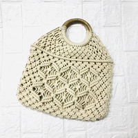 Offre Spéciale femmes macramé sac à bandoulière été plage sacs de paille personnalisé bohème à la main sac à main mer herbe sac de plage