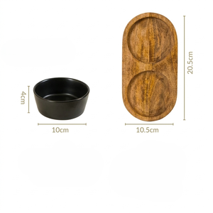 Juego de Tazones Negros Modernos para Aperitivos, Tazones Redondos Minimalistas para Servir Nueces, Aperitivos y Salsas, Vajilla Elegante para la Mesa de Cocina, Decoración del Hogar - Product Image 5