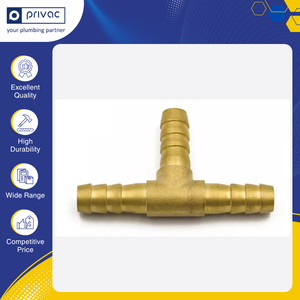 Conector en T de latón de alta calidad para manguera, 3 vías, 1/4" x 1/4" x 1/4", de distribuidor confiable, en venta - Product Image 5