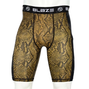 Blaze Fight Wear Custom Men's High Street Pantalones cortos de cintura media Transpirables Impermeable Secado rápido Cintura elástica Hasta la rodilla - Product Image 2