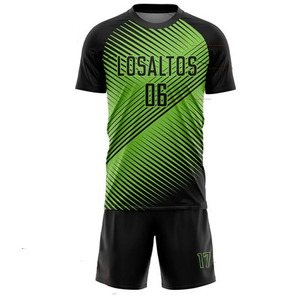 Uniforme de Fútbol Deportivo Personalizado con Material Ligero y Producción de Colores Vibrantes del Equipo - Product Image 1