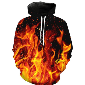 Sweat à capuche pour homme, personnalisé, de haute qualité, imprimé par sublimation, en polyester/coton, tricoté, avec poche, séchage rapide, décontracté, sportif - Product Image 1