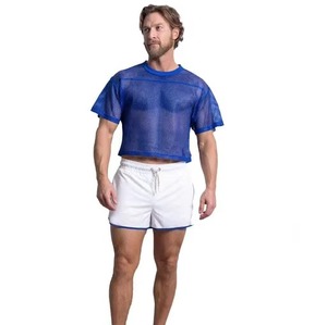 Jersey de Fútbol Americano Personalizado con Sublimación, Tela de Malla, Cuello en V, Unisex, Corto, Verano, MOQ Bajo, Precio Económico, Alta Calidad - Product Image 4