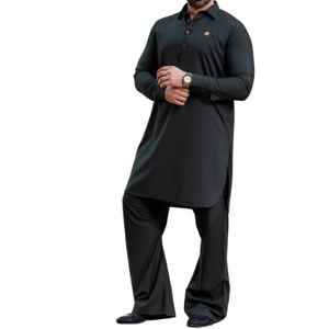 Kurta Shalwar décontracté pour hommes grandes tailles, tissu de haute qualité en coton/polyester, meilleure qualité, vente en gros - Product Image 1