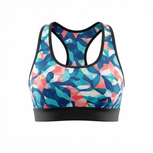 Sujetador Deportivo Sublimado Personalizado OEM, Top Corto para Fitness, Sujetador de Yoga con Absorción de Humedad - Product Image 2