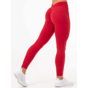 Conjunto de Yoga para Mujer de 2 Piezas, Top Deportivo sin Tirantes, Antibacteriano, de Spandex, Color Sólido, Ropa Deportiva para Entrenamiento Diario, Gimnasio y Ejercicio - Product Image 2