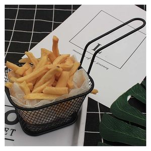 Support de friture en maille métallique pour frites et ailes de poulet, résistant aux hautes températures, léger, antidérapant, ustensile de cuisson durable - Product Image 3