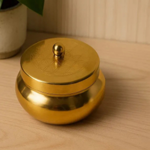 Portavelas de Plata con Forma de Piña y Tapa, Nuevo Diseño, Recipientes de Latón para Velas con Tapa en Forma de Piña - Product Image 3