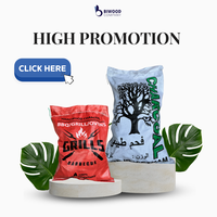 EMBALLAGE DE CHARBON DE BOIS DIFFICILE PP SACS D'ARBRE 10KG 15KG PAS DE POUSSIÈRE PAS DE MÉLANGE DE HAUTE QUALITÉ pour BBQ, RESTAURANT/CAFÉ CHARBON DE BOIS