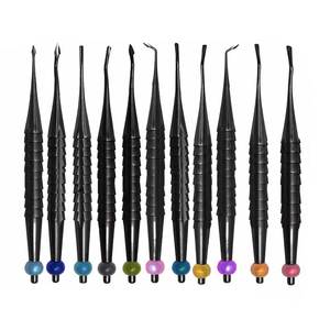 Kit d'élévateurs radiculaires PDL dentaires 11 pièces, instruments proximatoires et luxateurs, outils d'extraction dentaire en acier inoxydable chirurgical - Product Image 5