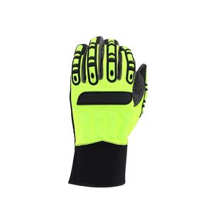 Gants de sécurité pour soudage TIG, manchette longue, résistants aux coupures (TPR), anti-vibrations, antidérapants, anti-chaleur, respirants/confortables - Product Image 2