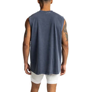 Nueva llegada, camiseta deportiva para correr, ropa de gimnasio para hombre, camisetas sin mangas transpirables de malla, camisetas de verano para culturismo y fitness, camiseta sin mangas. - Product Image 2
