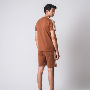 Top Quality Hot Selling <b>Twin</b> <b>Set</b> In Low Affordable Price Factory Made Reliable Product Muscle Fit T Shirts & Shorts <b>Sets</b> For Men - Product Image 2