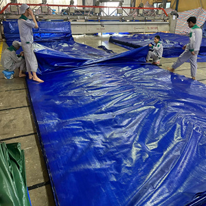 Bâche en PE bleu foncé haute résistance et grande capacité, disponible en plusieurs couleurs et tailles – Direct Usine - Product Image 3