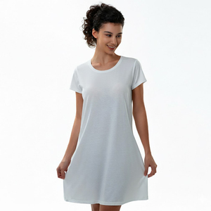 EffiPrint Sweet Leopard Abito T-Shirt Personalizzato Eco-Friendly con Stampa Naturale in Vita, Stampa su Richiesta, Dropshipping - Product Image 5